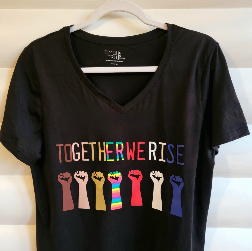 Custom T-Shirt " Together We Rise" - Picture 3 of 4